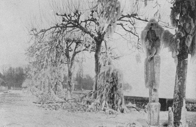 W Paquis w Genewie, zima 1896 (zdjęcie czarno-białe) autorstwa Swiss Photographer