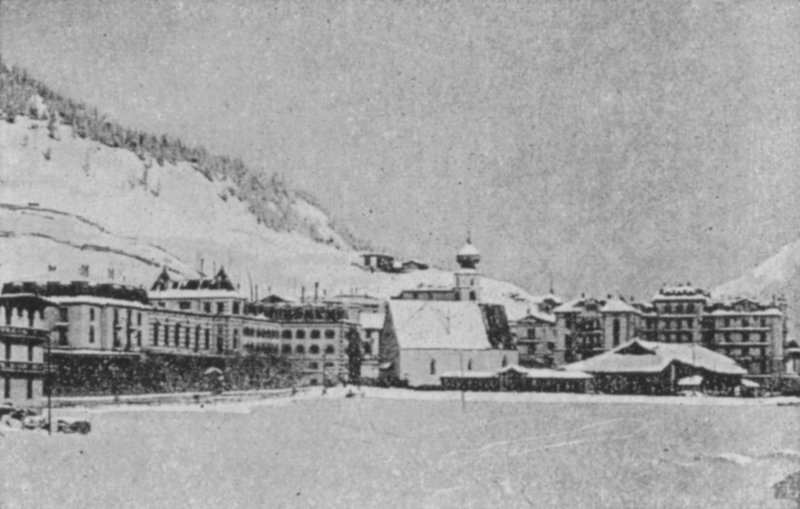 Davos-Dorf (zdjęcie czarno-białe) autorstwa Swiss Photographer