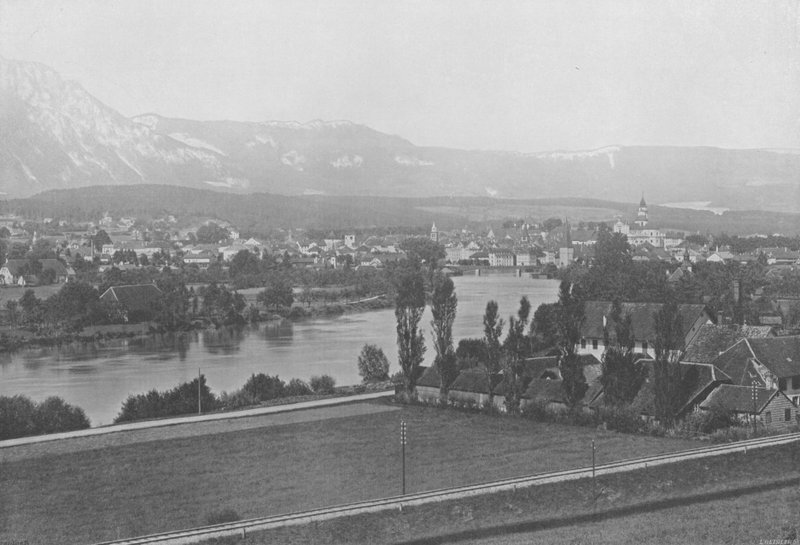 Solar, widok ogólny (zdjęcie czarno-białe) autorstwa Swiss Photographer