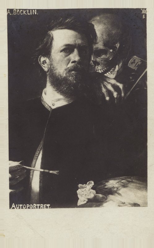 Arnold Boecklin, szwajcarski malarz autorstwa Swiss School