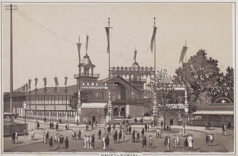 Portal główny, Szwajcarska Wystawa Narodowa, Zurych autorstwa Swiss School