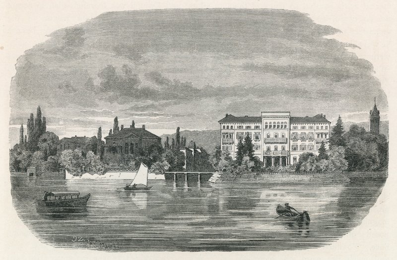 Hotel Baur, Jezioro Zuryskie autorstwa Swiss School