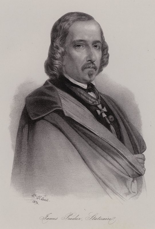 James Pradier, urodzony w Szwajcarii francuski rzeźbiarz (grafika) autorstwa Swiss School