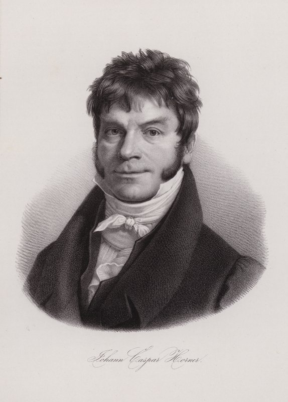 Johann Caspar Horner, szwajcarski fizyk, matematyk i astronom (grafika) autorstwa Swiss School