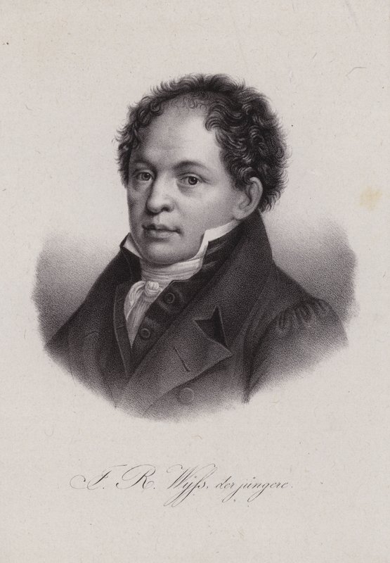 Johann Rudolf Wyss , szwajcarski pisarz (grafika) autorstwa Swiss School