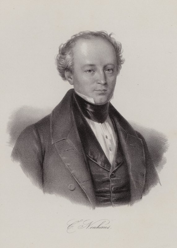 Karl Neuhaus, szwajcarski polityk (grafika) autorstwa Swiss School