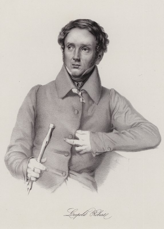 Louis Leopold Robert , szwajcarski malarz (grafika) autorstwa Swiss School