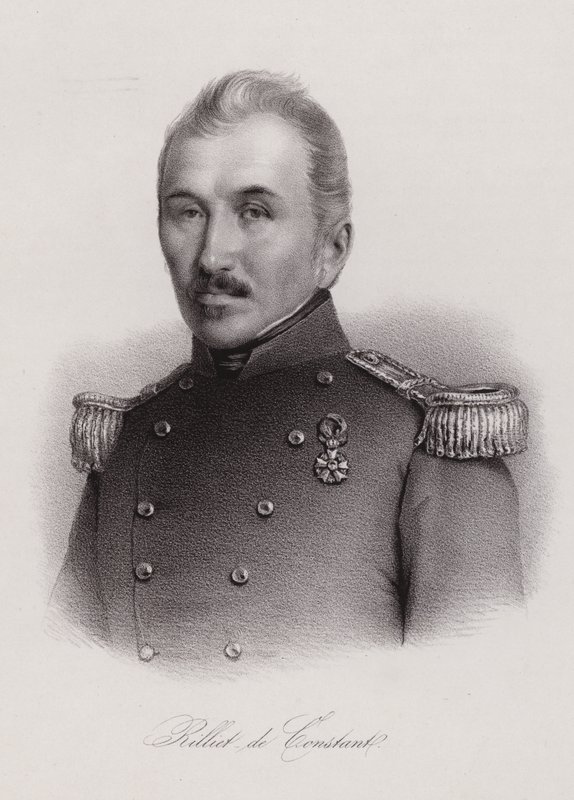 Louis Rilliet of Constant, porucznik armii francuskiej i polityk Szwajcarii (grafika) autorstwa Swiss School