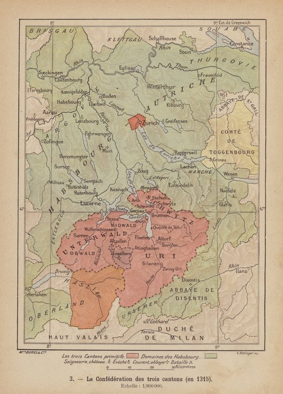 Stara Konfederacja Szwajcarska autorstwa Swiss School