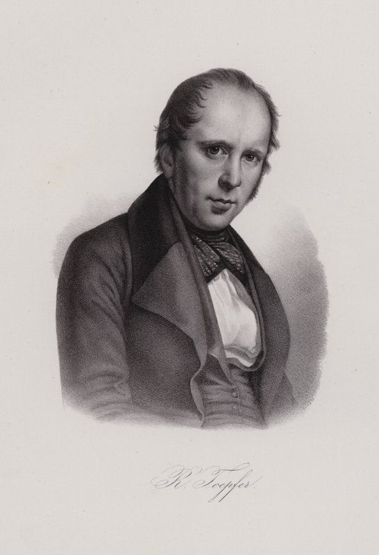 Rodolphe Topffer, szwajcarski nauczyciel i artysta (grafika) autorstwa Swiss School