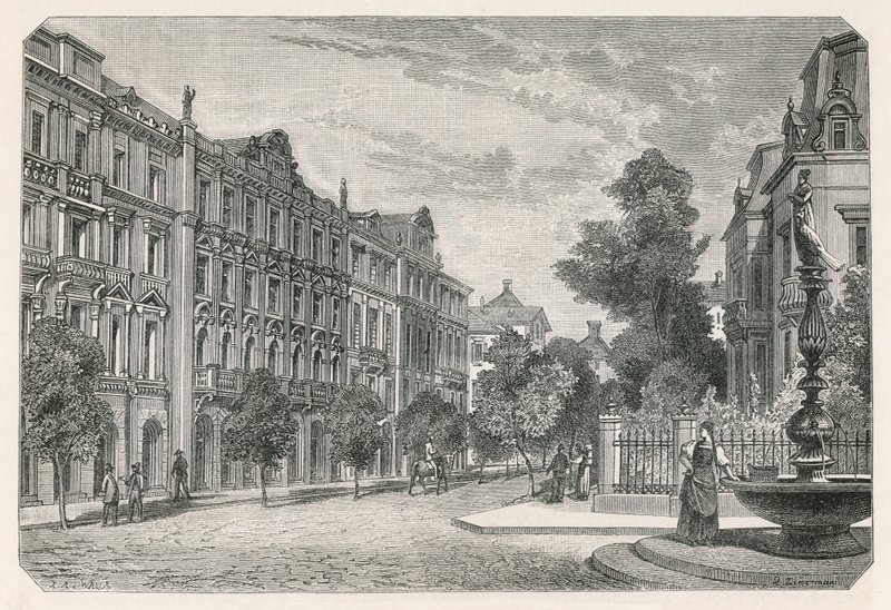 Bahnhofstrasse (ulica kolejowa), Zurych autorstwa Swiss School