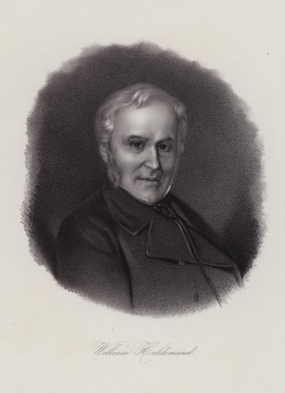 William Haldimand, urodzony w Anglii polityk, bankier i filantrop, który mieszkał w Szwajcarii (grafika) autorstwa Swiss School