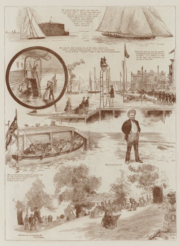 Tydzień wyścigu Cowes autorstwa Sydney Prior Hall