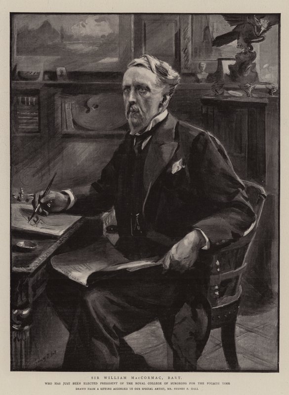 Sir William MacCormac, baronet autorstwa Sydney Prior Hall