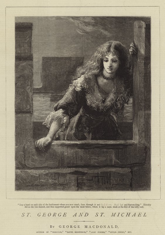 Św. Jerzy i Św. Michał autorstwa Sydney Prior Hall