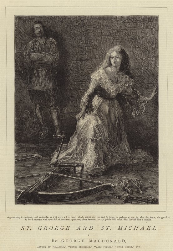 Św. Jerzy i Św. Michał autorstwa Sydney Prior Hall