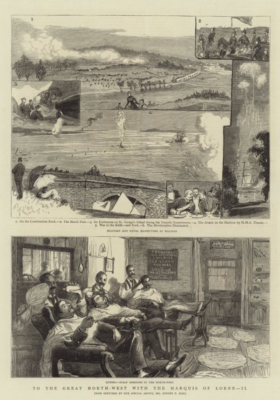 Na wielki północny zachód z markizem Lorne, II autorstwa Sydney Prior Hall