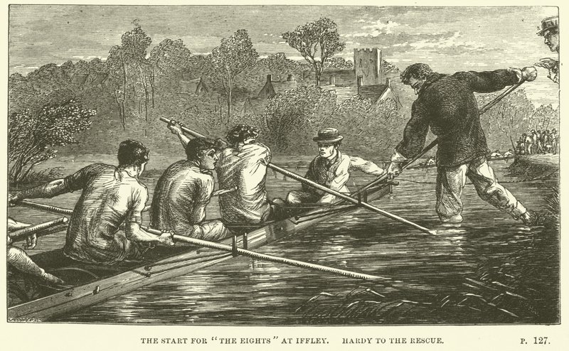 Ilustracja do Toma Browna w Oksfordzie autorstwa Thomasa Hughes autorstwa Sydney Prior after Hall