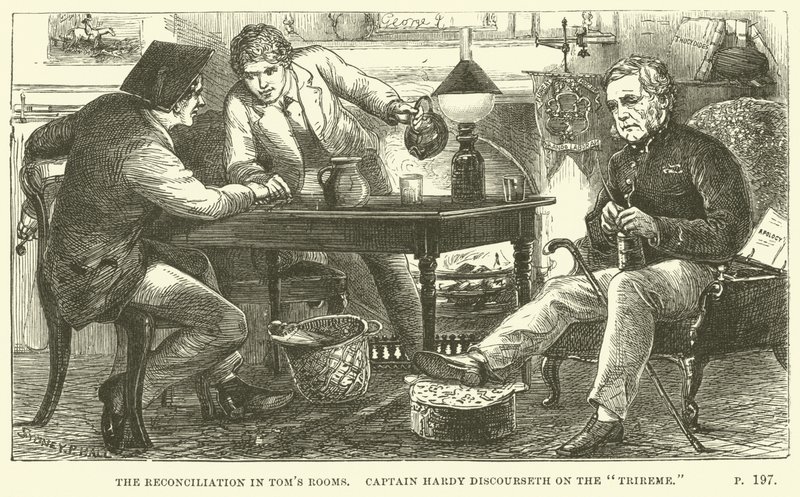 Ilustracja do Toma Browna w Oksfordzie autorstwa Thomasa Hughes autorstwa Sydney Prior after Hall