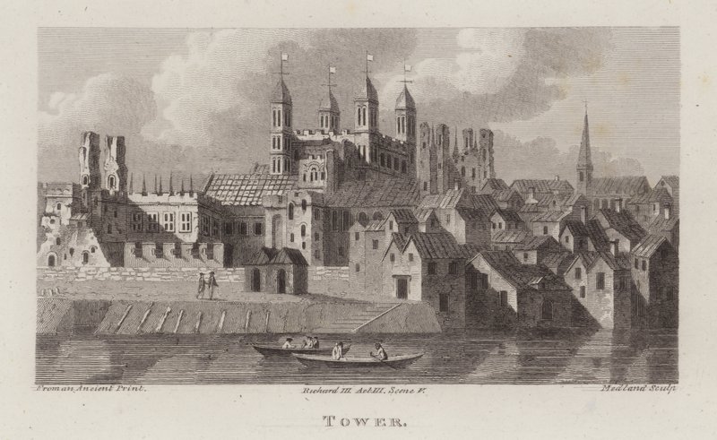 Tower of London (rycina) autorstwa T. Medland