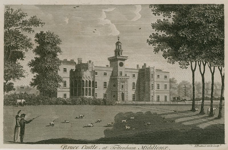Bruce Castle, Tottenham, Londyn autorstwa T. Prattent