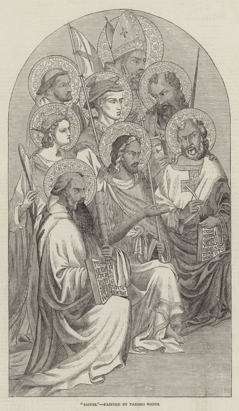 Święci autorstwa Taddeo Gaddi