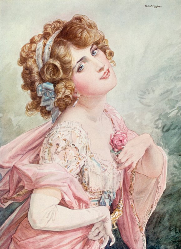 Wesoła wdowa: panna Lily Elsie autorstwa Talbot Hughes