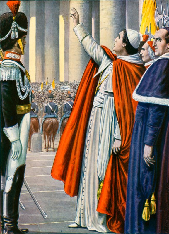 18 lipca 1846 papież Pius IX ogłasza amnestię autorstwa Tancredi Scarpelli