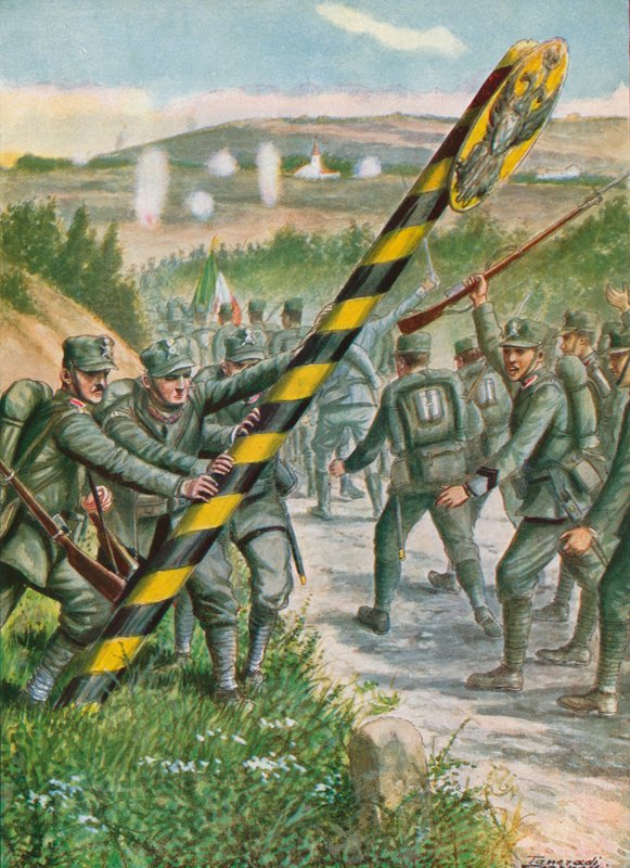 24 maja 1915, Wojna z Cesarstwem Austro-Węgierskim autorstwa Tancredi Scarpelli