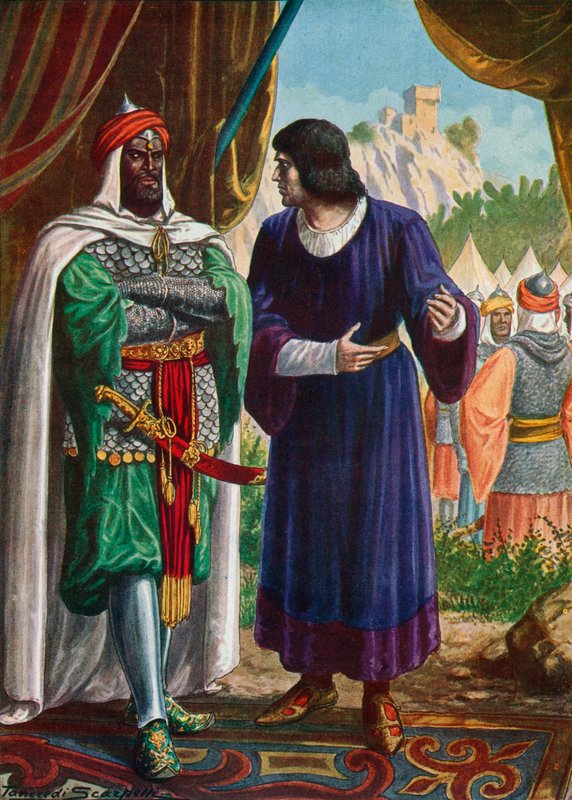 Podbój Sycylii przez Saracenów, 859 autorstwa Tancredi Scarpelli