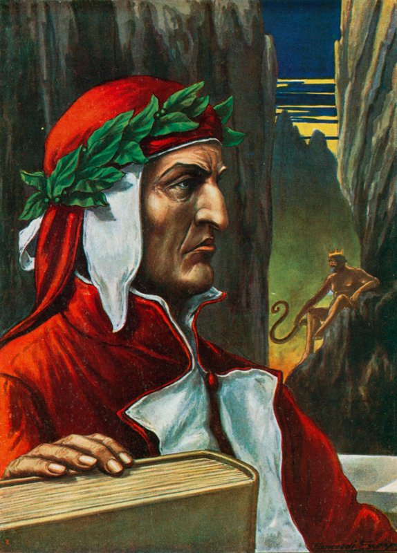 Dante Alighieri autorstwa Tancredi Scarpelli