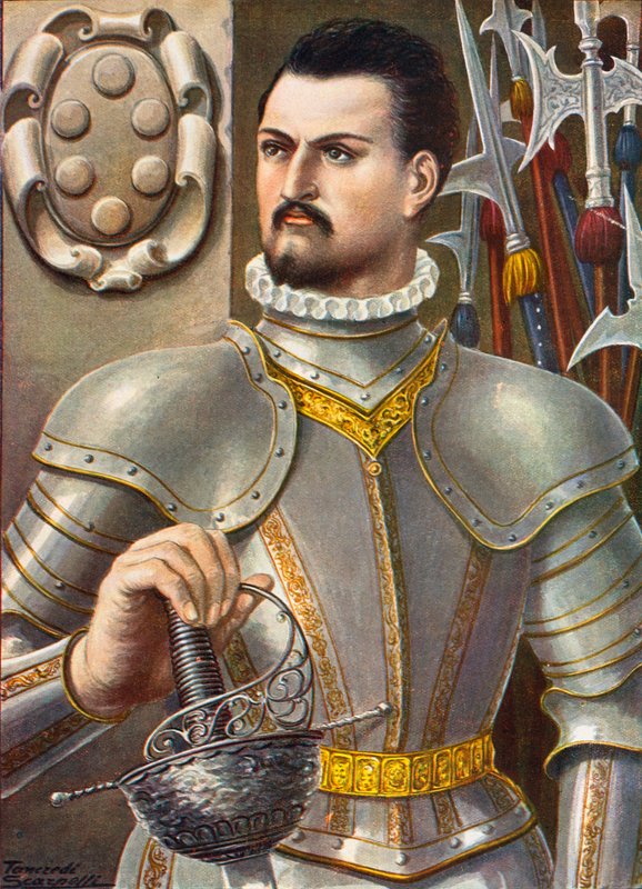 Giovanni de Medici znany również jako Bande Nere autorstwa Tancredi Scarpelli
