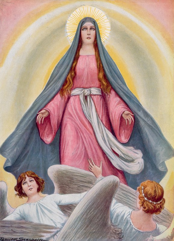 Ilustracja do Boskiej Komedii Dantego autorstwa Tancredi Scarpelli