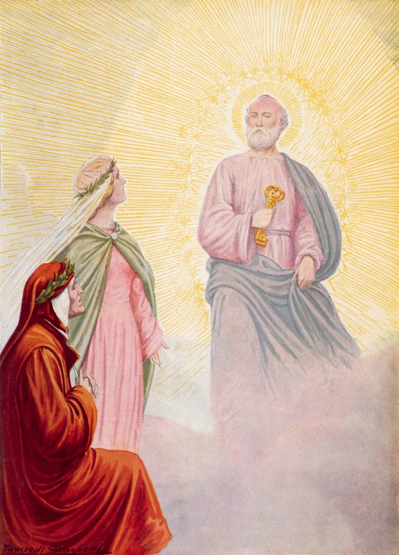 Ilustracja do Boskiej Komedii Dantego autorstwa Tancredi Scarpelli