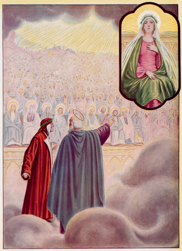 Ilustracja do Boskiej Komedii Dantego autorstwa Tancredi Scarpelli