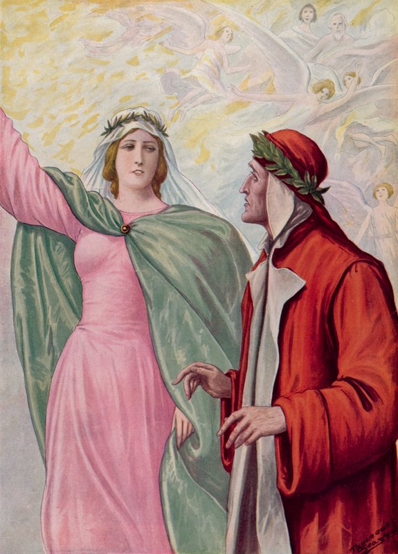 Ilustracja do Boskiej Komedii Dantego autorstwa Tancredi Scarpelli