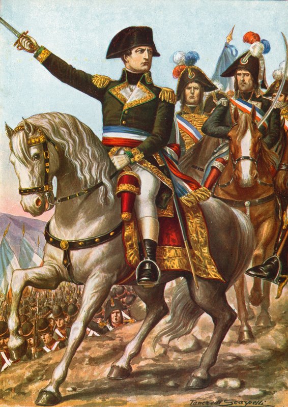 Napoleon w pierwszej kampanii włoskiej, 1796 autorstwa Tancredi Scarpelli