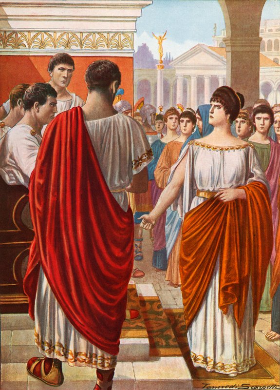 Ortensia protestuje na Forum autorstwa Tancredi Scarpelli