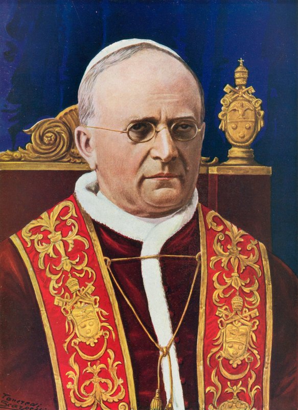 Papież Pius XI autorstwa Tancredi Scarpelli