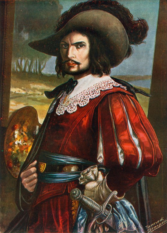 Salvator Rosa autorstwa Tancredi Scarpelli