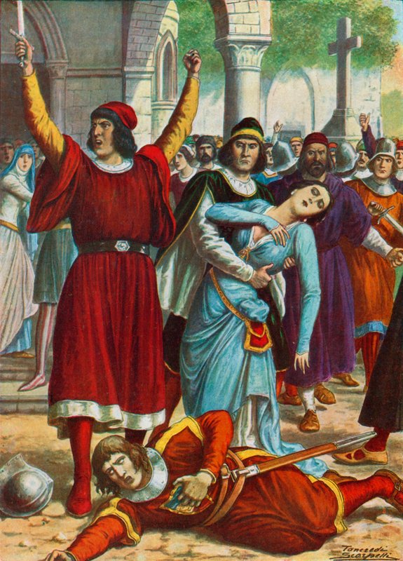 Nieszpory sycylijskie, 30 marca 1282 r autorstwa Tancredi Scarpelli