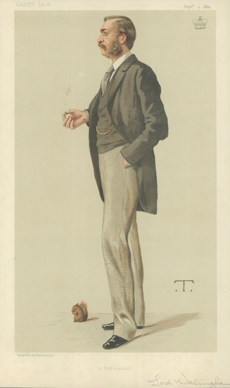 Lord Walsingham, przyrodnik, 9 września 1882, komiks Vanity Fair autorstwa Theobald Chartran