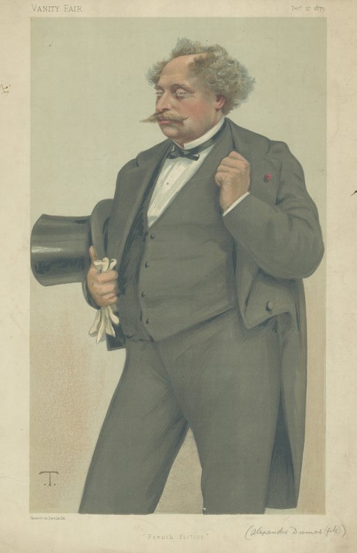 Pan Alexandre Dumas syn autorstwa Theobald Chartran