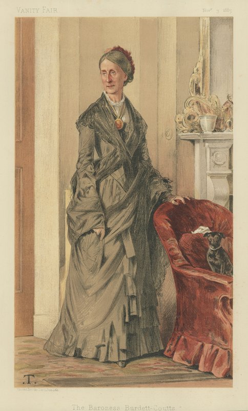 Baronowa Burdett-Coutts autorstwa Theobald Chartran