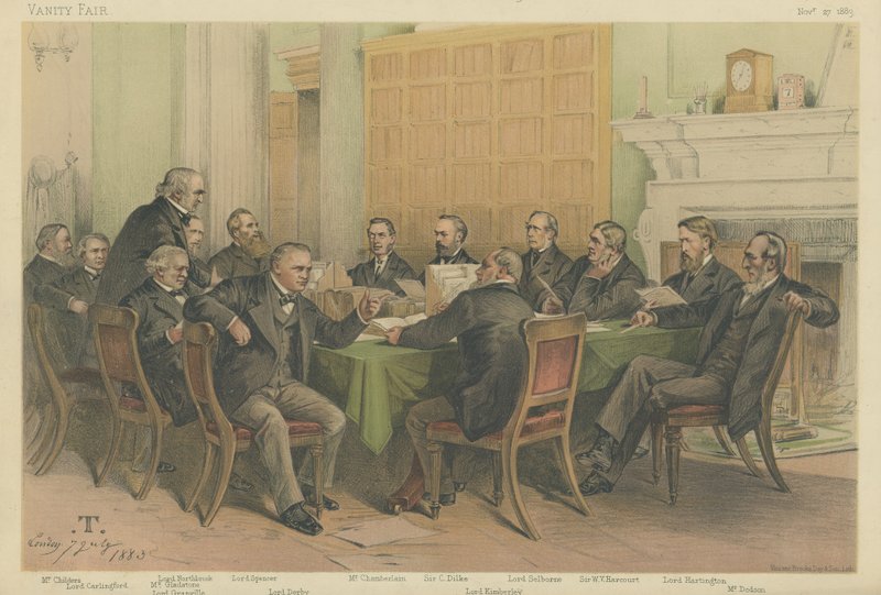 Rada Gabinetowa 1883 autorstwa Theobald Chartran