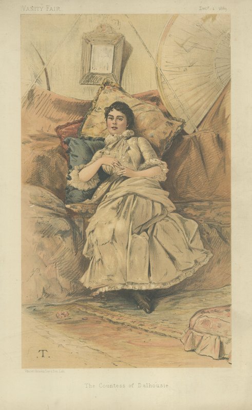 Hrabina Dalhousie autorstwa Theobald Chartran