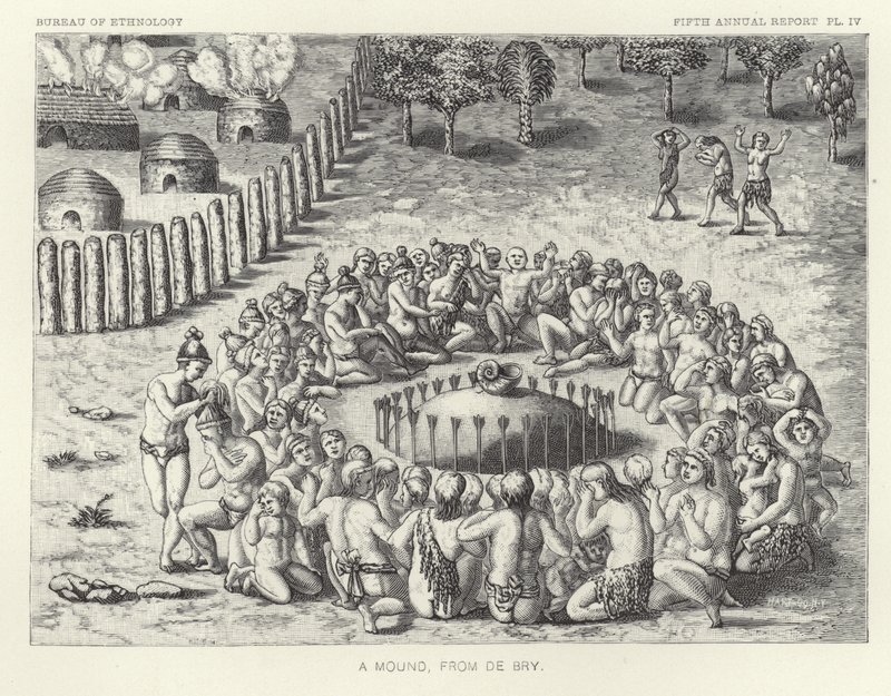 Kopiec od De Bry autorstwa Theodore de Bry