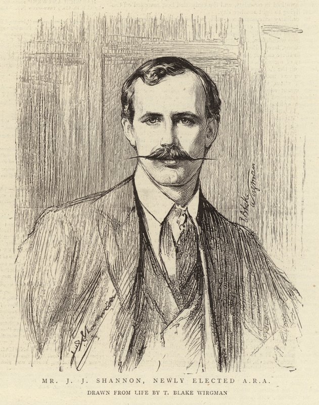 Pan JJ Shannon, nowo wybrany ARA autorstwa Theodore Blake Wirgman