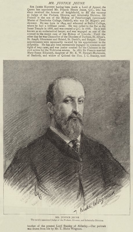 Pan Sprawiedliwość Young autorstwa Theodore Blake Wirgman