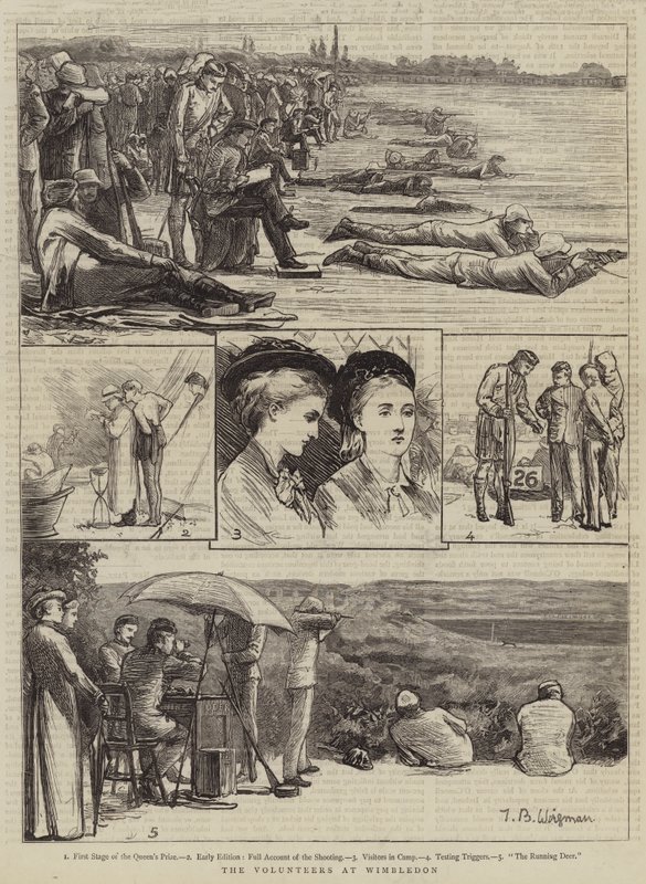 Wolontariusze Wimbledonu autorstwa Theodore Blake Wirgman